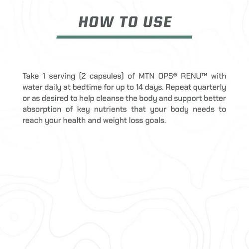MTN OPS Renu Full Body Cleanse Supplement - Primary Image