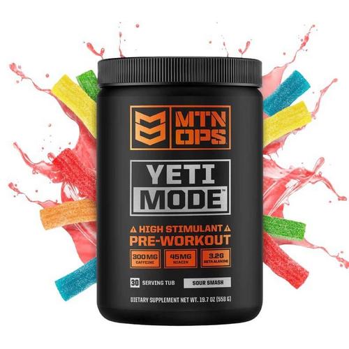 MTN OPS Yeti Mode High Stimulant Pre-Workout - Primary Image