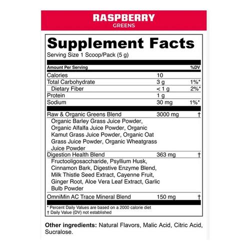 MTN OPS Super Greens Nutrition Sticks - Primary Image