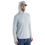 Men's Free Fly Bamboo Shade Long Sleeve Hooded T-Shirt - Thumbnail 3 of 3