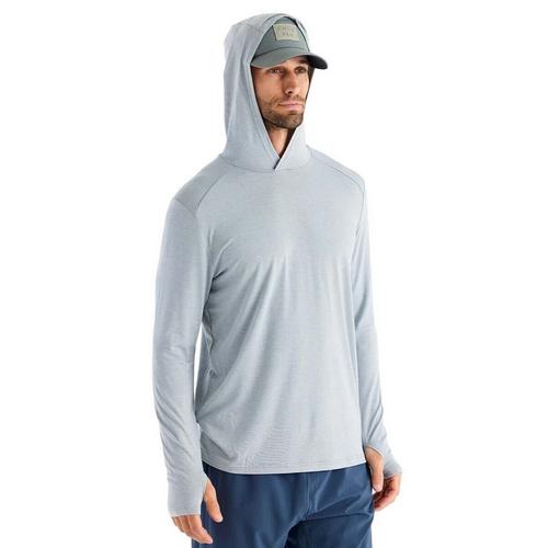 Men's Free Fly Bamboo Shade Long Sleeve Hooded T-Shirt - Primary Image