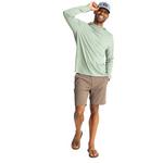 Men's Free Fly Bamboo Lightweight Long Sleeve Hooded T-Shirt - Thumbnail 4 of 6