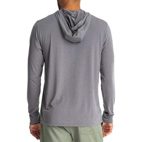 Men's Free Fly Elevate Lightweight Long Sleeve Hooded T-Shirt - Primary Image