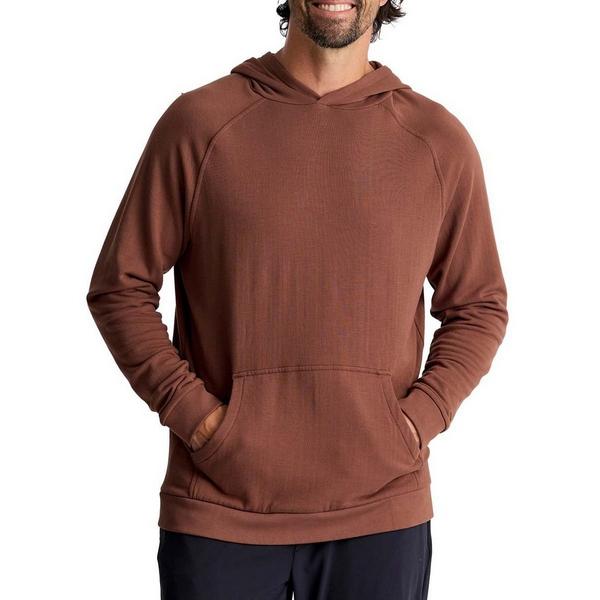 Men's Free Fly Bamboo Lightweight Fleece Hoodie 3XLarge Chestnut
