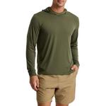 Men's Free Fly Elevate Lightweight Long Sleeve Hooded T-Shirt - Thumbnail 1 of 4