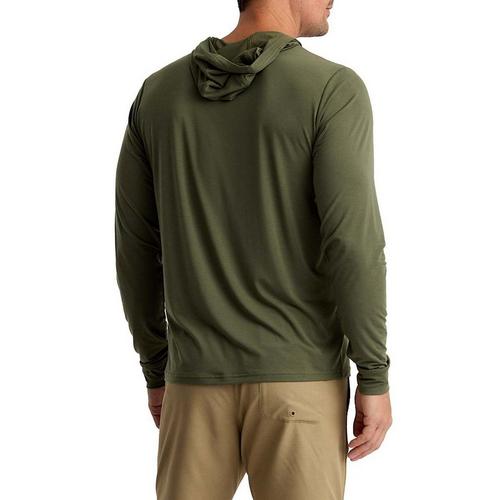 Men's Free Fly Elevate Lightweight Long Sleeve Hooded T-Shirt - Primary Image