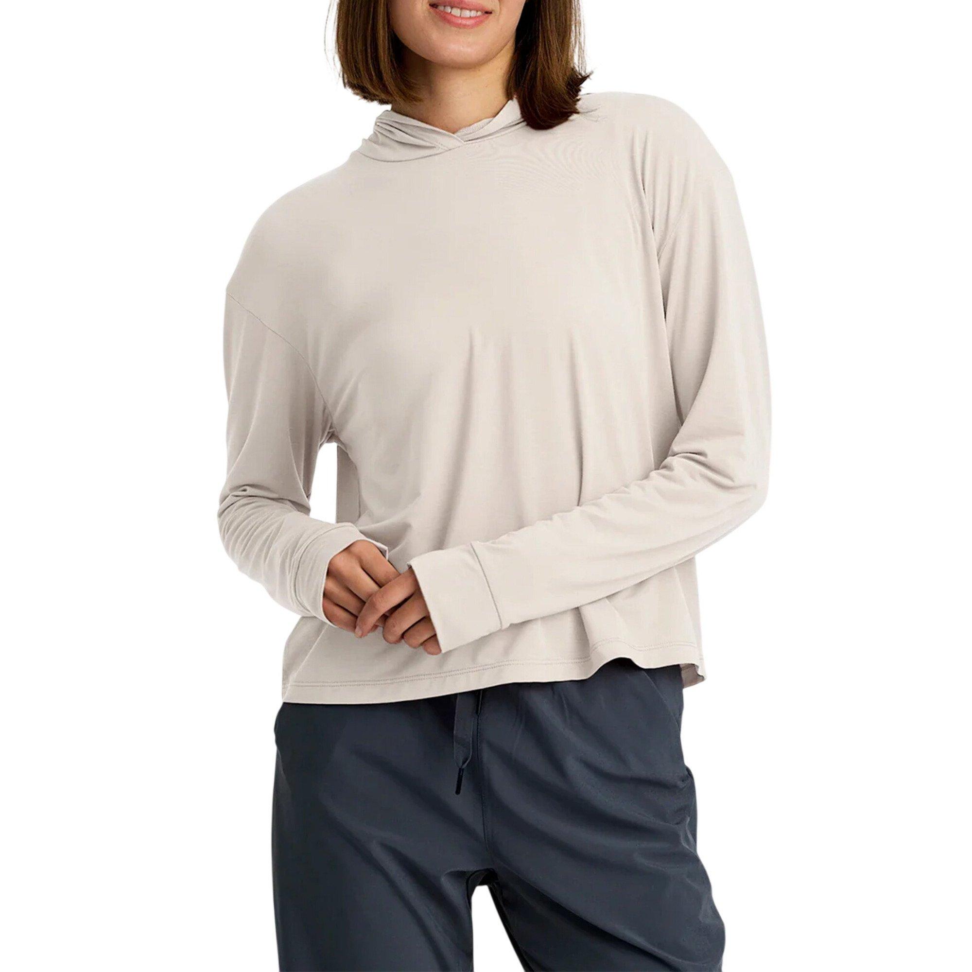 Women's Elevate Lightweight Hoodie - Heather Birch - Heather Birch / XL