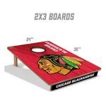 You The Fan Chicago Blackhawks 2x3 Cornhole Game - Thumbnail 5 of 6