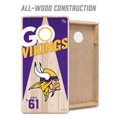 You The Fan Minnesota Vikings 2x4 Cornhole Game - Primary Image