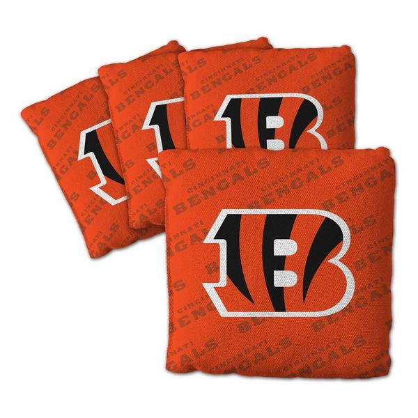 You The Fan Cincinnati Bengals 4-Pack Cornhole Bags
