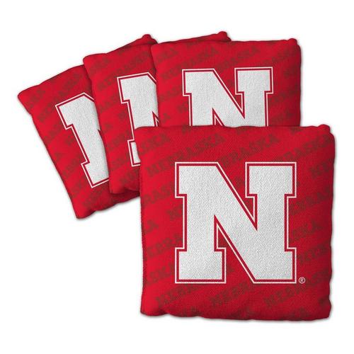 You The Fan Nebraska Cornhuskers 4-Pack Cornhole Bags - Primary Image