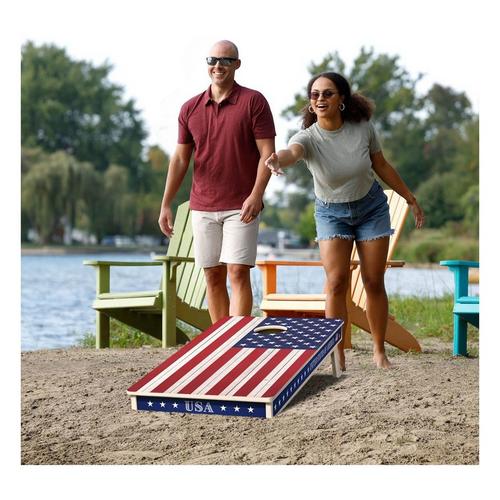 You The Fan USA Flag 2x4 Cornhole Board - Primary Image
