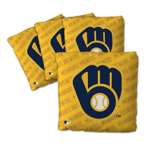 You The Fan Milwaukee Brewers 4-Pack Cornhole Bags - Primary Image