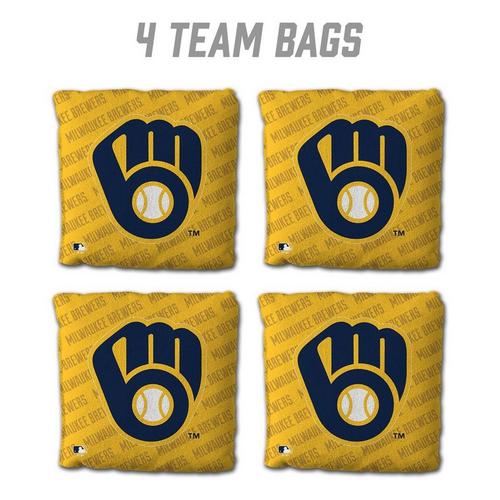You The Fan Milwaukee Brewers 4-Pack Cornhole Bags - Primary Image