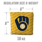 You The Fan Milwaukee Brewers 4-Pack Cornhole Bags - Thumbnail 3 of 6