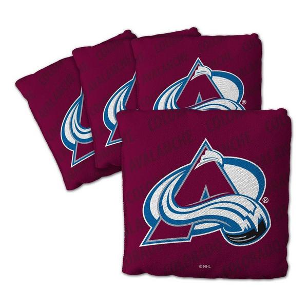 You The Fan Colorado Avalanche 4-Pack Cornhole Bags