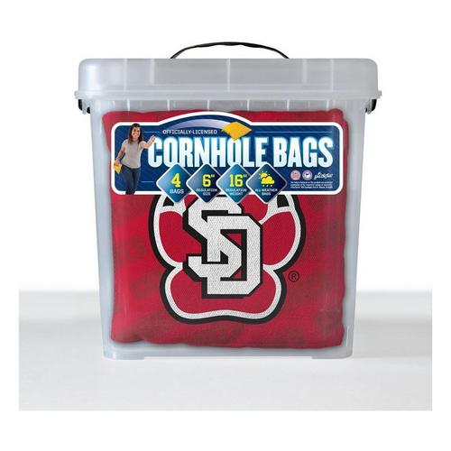 You The Fan South Dakota Coyotes 4-Pack Cornhole Bags - Primary Image