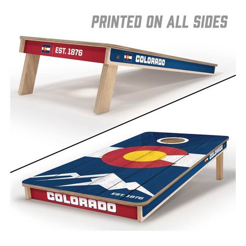 You The Fan Colorado Flag 2x4 Cornhole Game - Primary Image