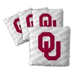 You The Fan Oklahoma Sooners 4-Pack Cornhole Bags - Thumbnail 1 of 6