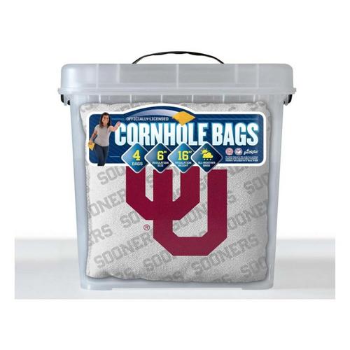 You The Fan Oklahoma Sooners 4-Pack Cornhole Bags - Primary Image