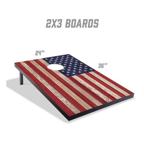 You The Fan Stars and Stripes USA 2 x 3 Cornhole Board - Primary Image
