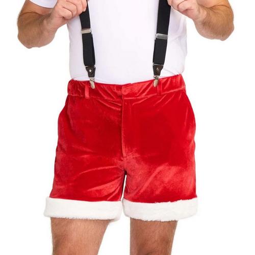Men's Tipsy Elves Santa Lounge Shorts - Primary Image