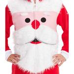 Men's Tipsy Elves Santa Close Up Onesie Pajamas - Thumbnail 3 of 4