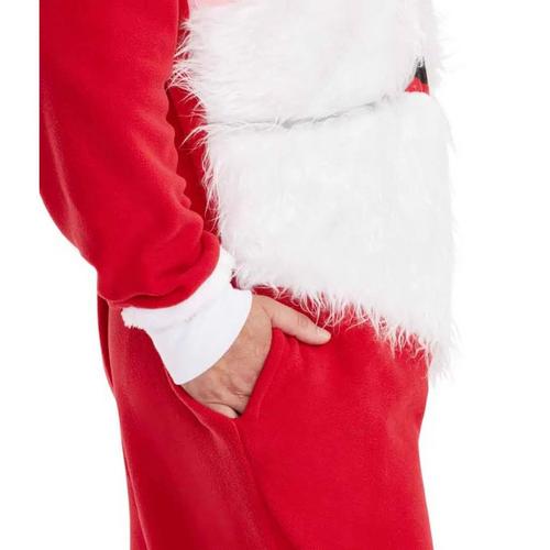 Men's Tipsy Elves Santa Close Up Onesie Pajamas - Primary Image
