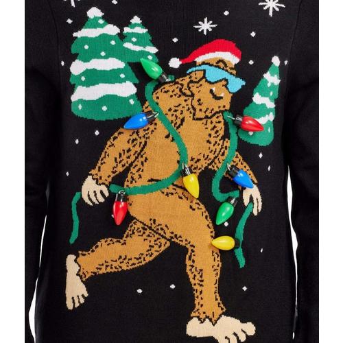 Men's Tipsy Elves Lit Legend Light Up Ugly Christmas Pullover Sweater - Primary Image