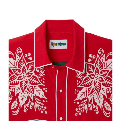 Men's Tipsy Elves Christmas Cowboy Button Up Shirt - Primary Image