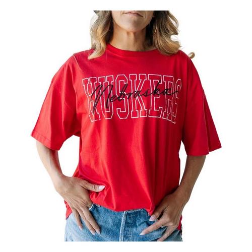 Gameday Social Women's Nebraska Cornhuskers Owens T-Shirt - Primary Image