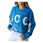 Gameday Social Women's Air Force Falcons Phips Split Long Sleeve Blouse - Thumbnail 1 of 2