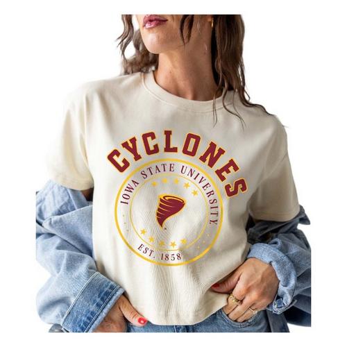 Gameday Social Women's Iowa State Cyclones Sayler Heavy T-Shirt - Primary Image