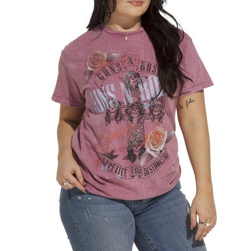 Women's Goodie Two Sleeves Guns N Roses Burnout T-Shirt - Primary Image