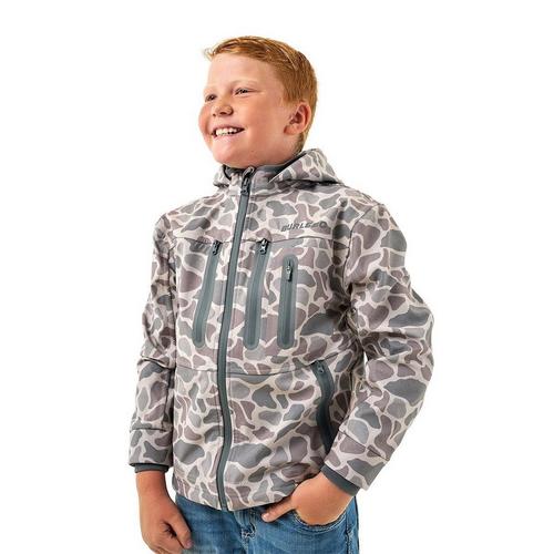 Kids' Burlebo Challenger Hooded Softshell Jacket - Primary Image