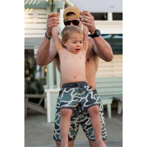 Toddler Burlebo Classic Swim Trunks - Primary Image
