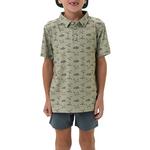 Kids' Burlebo Performance Polo - Thumbnail 1 of 3