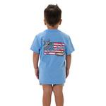 Kids' Burlebo Patch Flag T-Shirt - Thumbnail 1 of 2