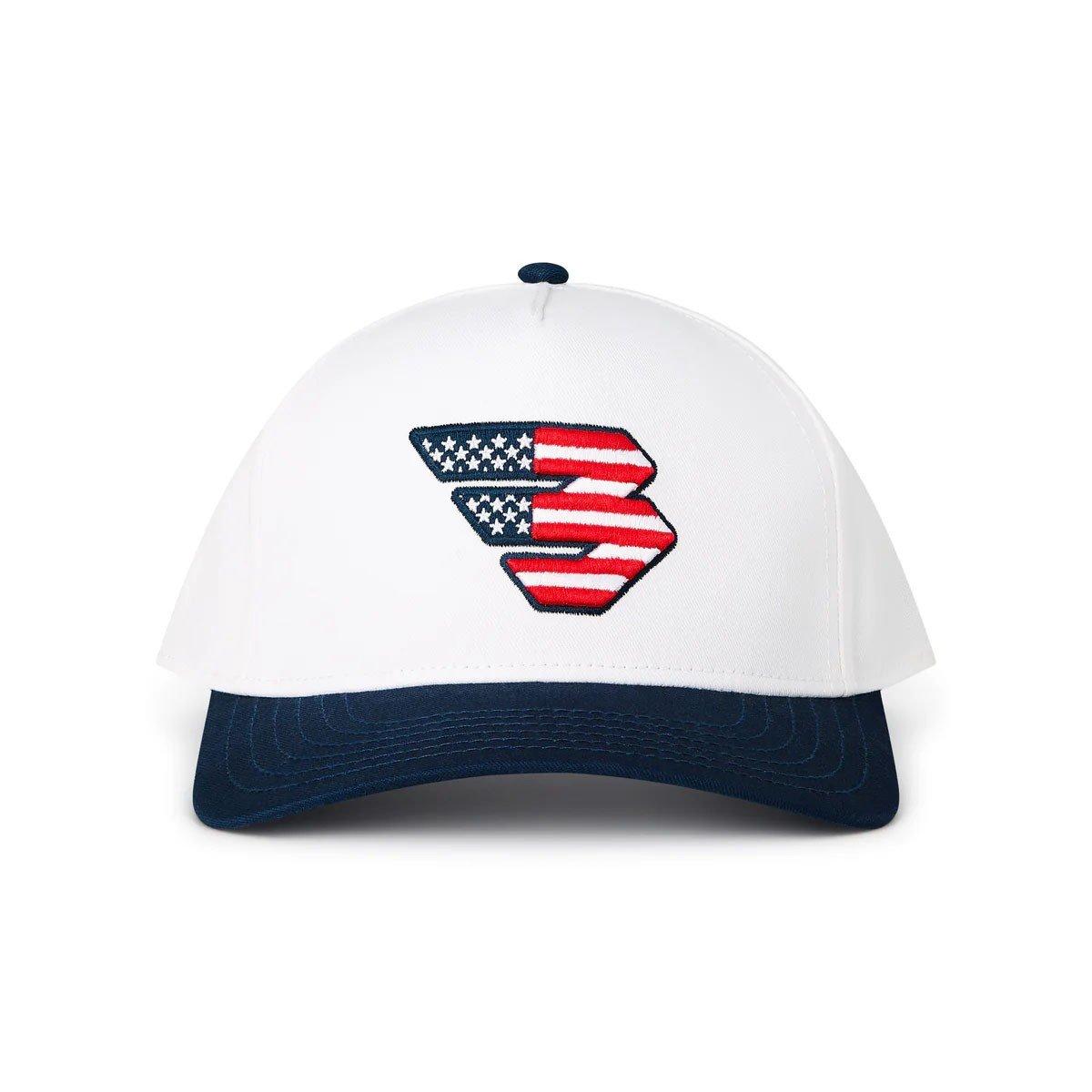 BURLEBO Patriotic Flying B Logo Adjustable Hat - BURLEBO