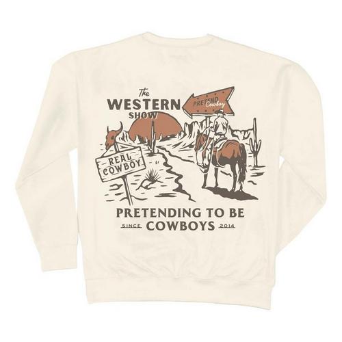 Men's Sendero Provisions Co. Western Show Crewneck Sweatshirt - Primary Image