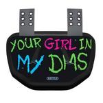 Youth Battle Sports In My DMs Football Back Plate - Thumbnail 1 of 2