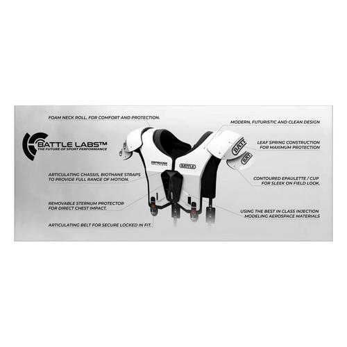 Adult Battle Defender Shoulder Pads - Primary Image