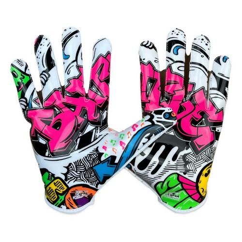Adult Battle "Graffti" Doom Speed Receiver Football Gloves - Primary Image