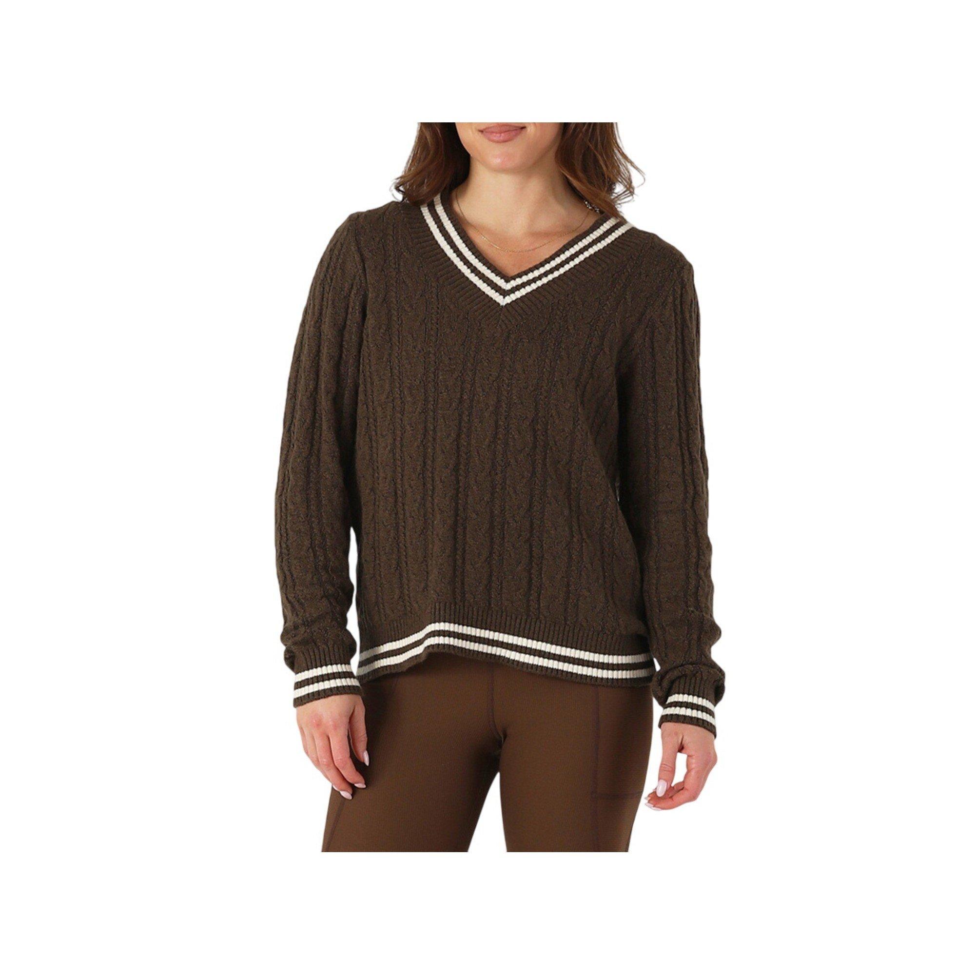 Women's Glyder Hanalei Cable Knit V-Neck Pullover Sweater
