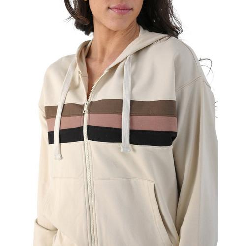 Women's Glyder Vintage Oversized Colorblock Full Zip Hoodie - Primary Image