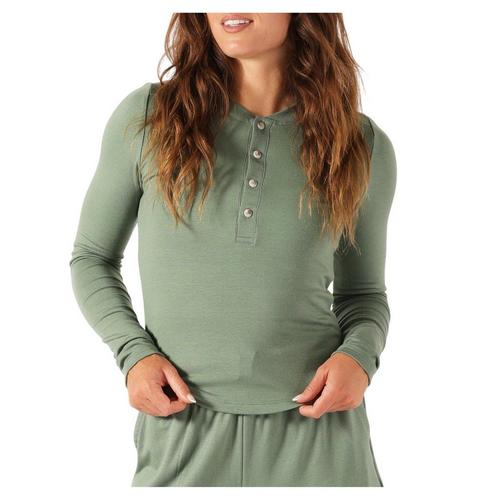 Women's Glyder Curl Up Long Sleeve Henley - Primary Image