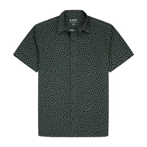 Men's Jetty Sandspit Tech Woven Button Up Shirt - Primary Image
