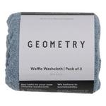 GEOMETRY Waffle Washcloth Set - Thumbnail 2 of 3