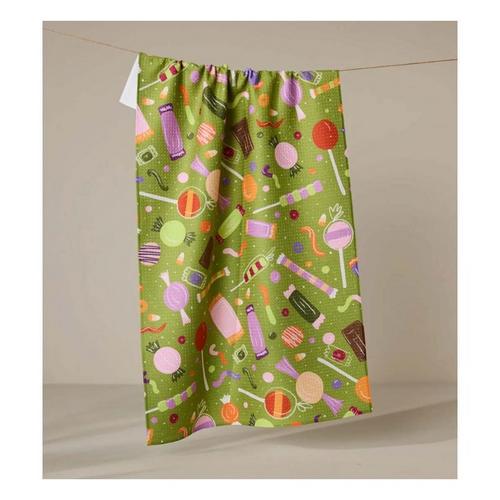 GEOMETRY Halloween Tea Towel - Primary Image