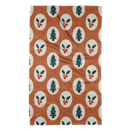 GEOMETRY Christmas Tea Towel - Primary Image